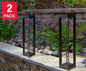 Naturally Solar Pathway Bollard Light, 2-pack
