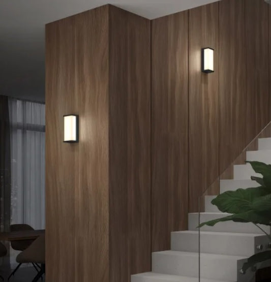 Artika Faro Indoor/Outdoor LED Wall Light 3CCT, Black - PuriLite
