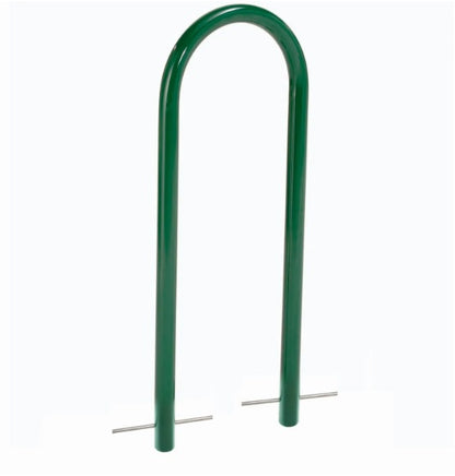 Global Industrial™ U-Rack Bike Rack, 2-Bike Capacity, Below Ground Mount, Green