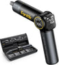 Fanttik Fold S1 APEX Cordless Electric Screwdriver – 3.7V Pivot Handle Screwdriver – 8 Torque Settings Up to 7N·m – LED Screen – Dual Speed 100/250 RPM – 20 S2 Bits - PuriLite