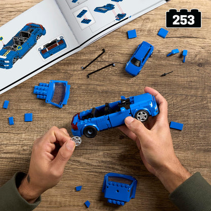 Mattel Brick Shop Hot Wheels ’94 Audi Avant RS2 Building Set, 256 Pieces, Realistic Car Model with Custom Decals for Kids and Adult Collectors Ages 10+ - PuriLite