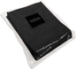 Black Gift Bags - 12 Pack Reusable Shopping Bags with Handles, Small Fabric Cloth Bags for Small Business, Gifts, Groceries, Merchandise, Events, Parties, Take-Out, Retail Stores, Bulk - 8x4x10