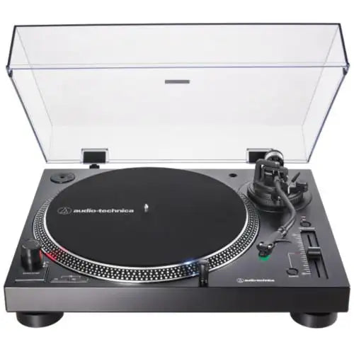 Audio Technica 3 Speed Fully Manual Direct Drive Turntable - Black (ATLP120XUSBBK)