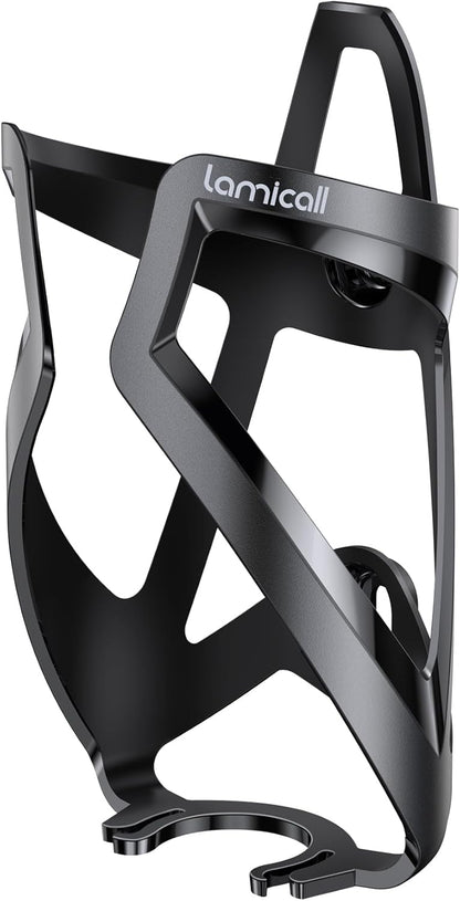 Lamicall Bike Water Bottle Holder - Lightweight & Sturdy Bike Cup Holder, Bicycle Drink Cage, Cycling Bike Water Bottle Cage with Screw Tool, for 2.75-3.94" Diameter Bottles