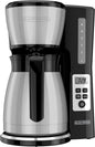 BLACK+DECKER Thermal Carafe Programmable Coffeemaker, 12-Cup Coffee Machine, Stainless Steel
