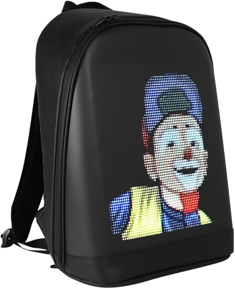 Dynamic LED Screen Backpack – Express Yourself in Style