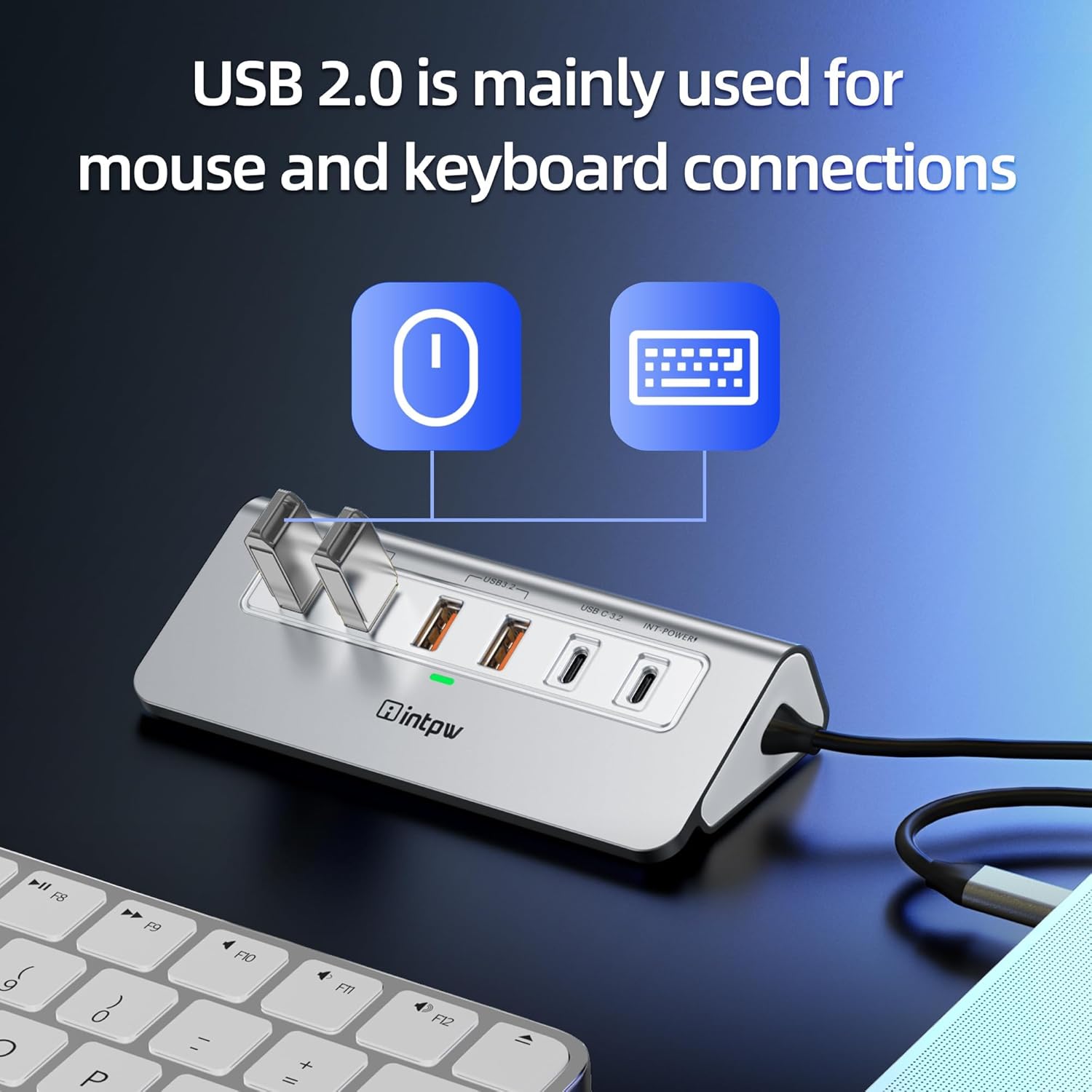P9 PRO USB C Hub 9-in-1 Docking Station – 10Gbps USB-C Hub with 4K@60Hz HDMI – USB-C & USB-A 3.2 – Dual USB-A 2.0 – 100W PD Charging – SD/TF Card Reader - PuriLite