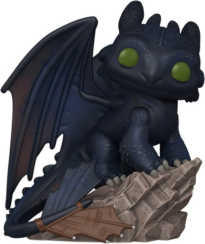 Funko Pop! Deluxe How to Train Your Dragon Toothless Vinyl Figure, 6.45-Inch Collectible - PuriLite