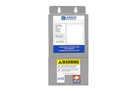 1 Phase Buck & Boost Step-Down Transformer - 240V Primary - 208V Secondary at 70.8 Amps - 50/60Hz - 2 x 3 foot whips