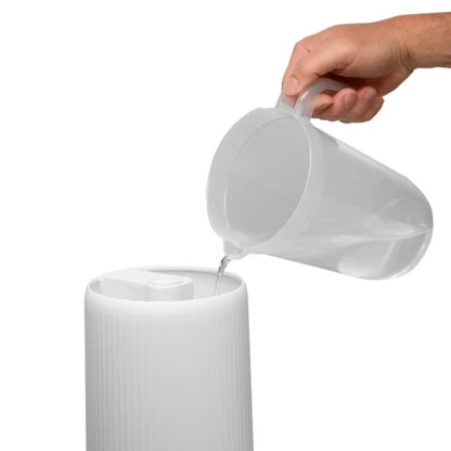 Homedics 360° Deluxe Warm & Cool Mist Top Fill Ultrasonic Humidifier with 3-pack of Essential Oil Pads - PuriLite