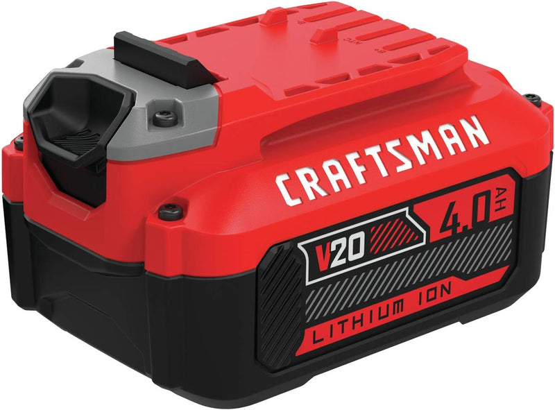 CRAFTSMAN V20 Lithium Ion Battery, 4.0-Amp Hour, 2 Pack (CMCB204-2)