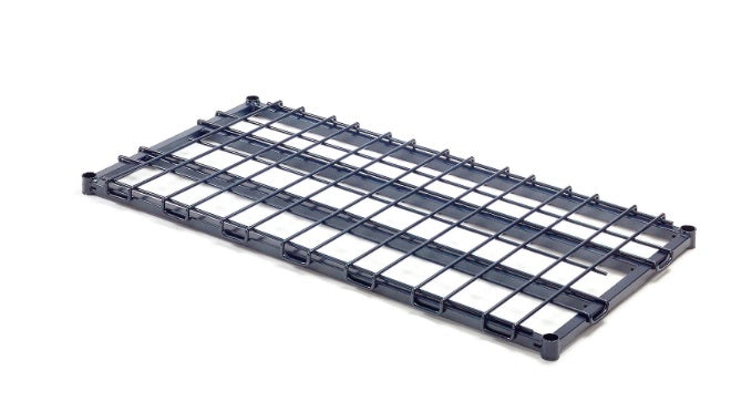 Nexel® 4 Shelf, Nexelon® Blue Heavy Duty Wire Shelving Unit, Starter, 48"W x 24"D x 63"H - PuriLite