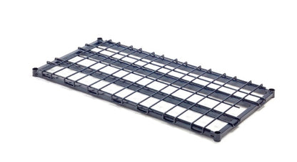 Nexel® 4 Shelf, Nexelon® Blue Heavy Duty Wire Shelving Unit, Starter, 48"W x 24"D x 63"H - PuriLite