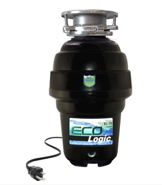 Eco-Logic 10 Premium Food Waste Disposer with 3-bolt Mount - PuriLite