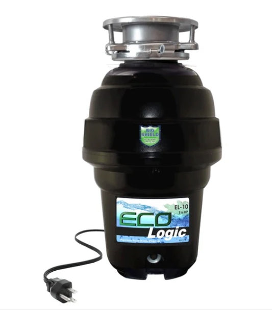Eco-Logic 10 Premium Food Waste Disposer with 3-bolt Mount - PuriLite