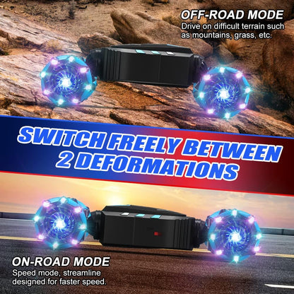Hand Controlled Gesture RC Stunt Car – 4WD Remote Control Spray Car – 360° Double-Sided Rotation – Lights Music Off-Road Vehicle - PuriLite