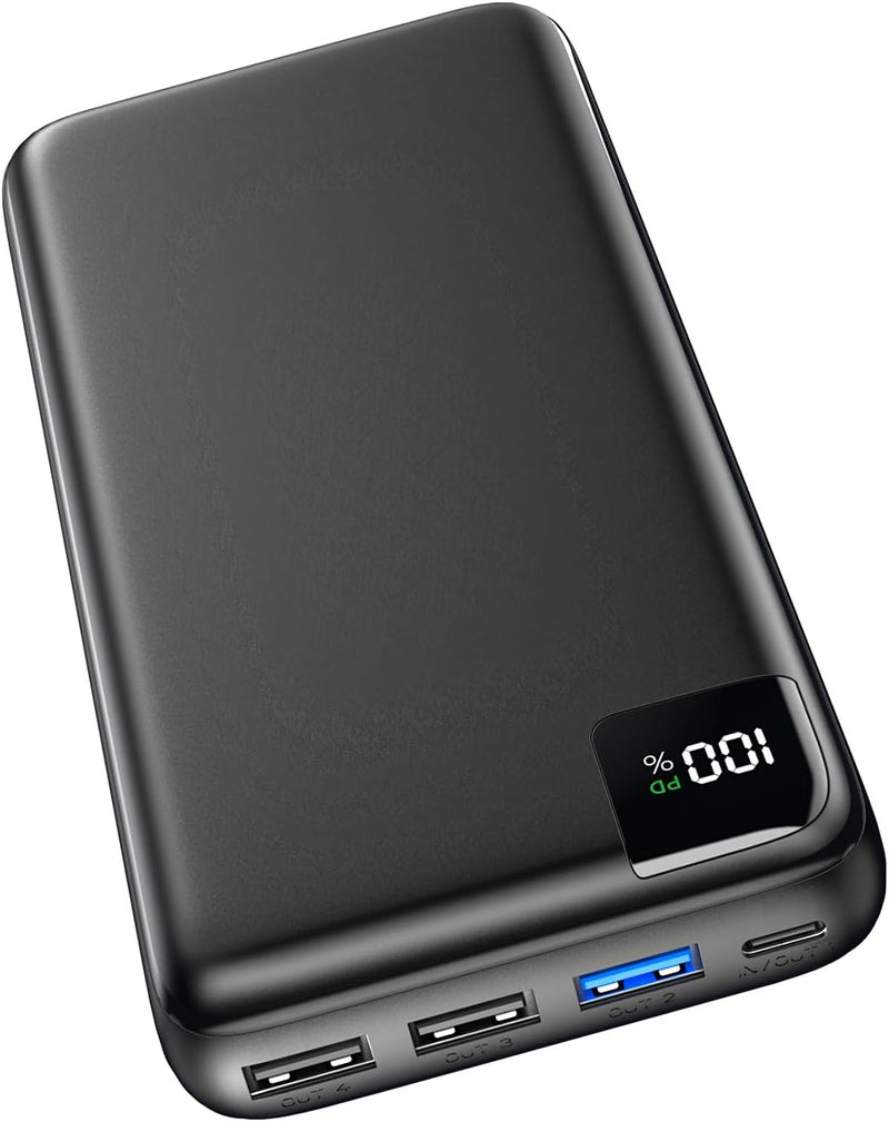 SOARAISE Power Bank 27000mAh, 22.5W USB C in & Out Fast Charging Portable Charger, PD 3.0 QC 4.0 LED Display Phone Battery Pack Compatible with iPhone 16 15 14 13 12 Pro Samsung S21 Google iPad Tablet