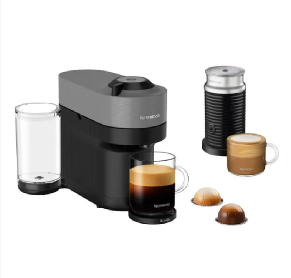 Nespresso Vertuo Pop+ Coffee Pod Machine by Breville with Aeroccino