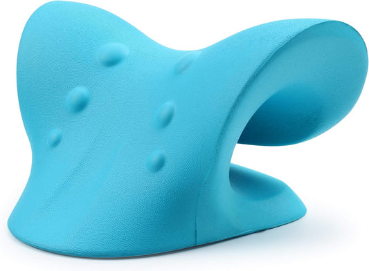 Neck and Shoulder Relaxer, Cervical Traction Device for TMJ Pain Relief and Cervical Spine Alignment, Chiropractic Pillow - PuriLite