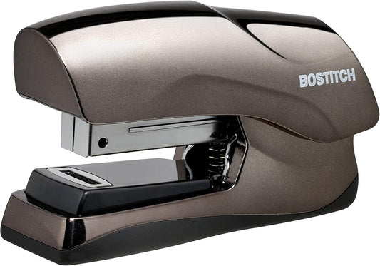 Bostitch Office Heavy Duty 40 Sheet Stapler, Small Stapler Size, Fits into The Palm of Your Hand, Black Chrome