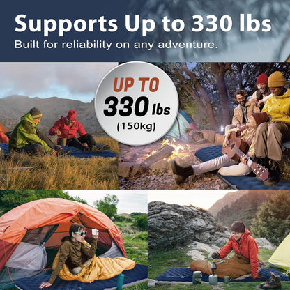TREKOLOGY UL R7 Ultralight Sleeping Pad – R-Value 7.2, Insulated Camping Mattress for 4-Season Comfort, Inflatable Sleeping Pad for Backpacking, Hiking, Winter Camping, Compact & Lightweight Sleep Mat