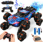 8WD Gesture Sensing RC Stunt Car – Spider Hand Controlled Remote Control Car – Double-Sided Climbing Drift Toy with Spray Lights Music – 2.4GHz Off-Road RC Car for Kids Ages 6–13 - PuriLite