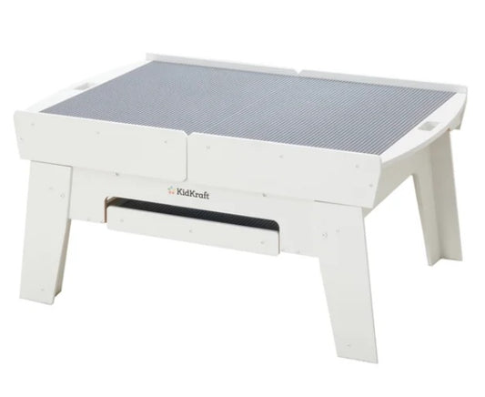 KidKraft Building Bricks Play N Glow Light-Up Table with 210 Bricks