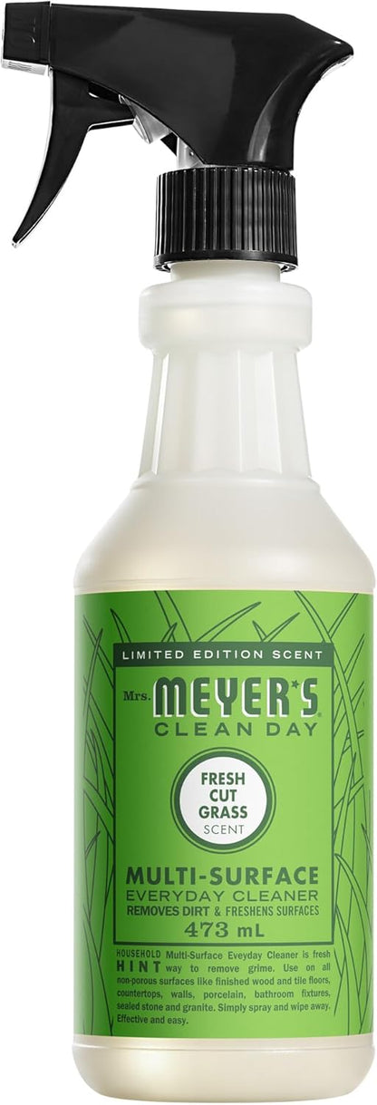 MRS. MEYER'S CLEAN DAY Multi-Surface Everyday Cleaner, Fresh Cut Grass Scent, 473mL Bottle