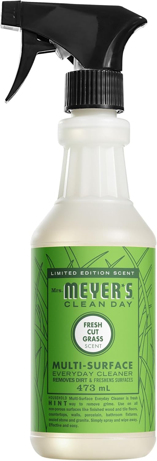 MRS. MEYER'S CLEAN DAY Multi-Surface Everyday Cleaner, Fresh Cut Grass Scent, 473mL Bottle