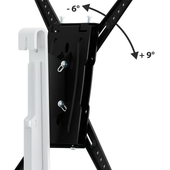 AVF Against the Wall TV Floor Stand for TVs up to 80" - White