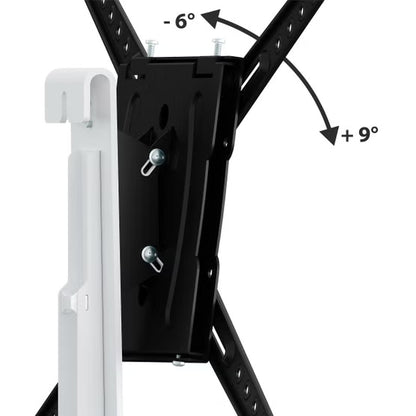 AVF Against the Wall TV Floor Stand for TVs up to 80" - White