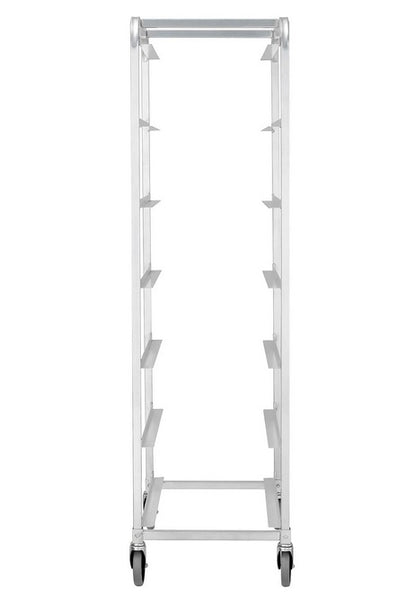 Global Industrial™ NSF Aluminum Lug Cart 26"L x 19"W x 70"H, 6 Tote Capacity, Unassembled