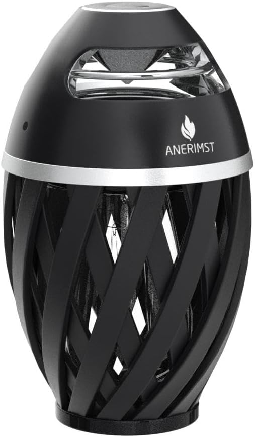Outdoor Bluetooth Speakers with Flame Torch Light – Waterproof Wireless LED Flame Speakers – Loud Bass Stereo Sound – Set of 2 - PuriLite