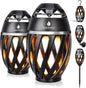 Outdoor Bluetooth Speakers with Flame Torch Light – Waterproof Wireless LED Flame Speakers – Loud Bass Stereo Sound – Set of 2 - PuriLite