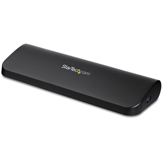 Dual Monitor USB 3.0 Laptop Docking Station with HDMI/DVI/VGA, 3x USB-A Hub, GbE, Audio, Universal Type-A Dock for Windows/macOS/ChromeOS - TAA Compliant