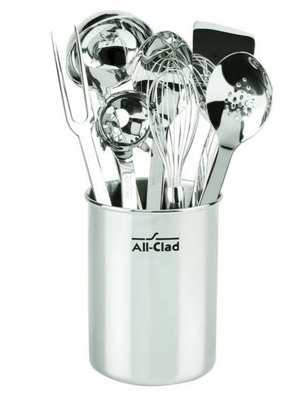 All-Clad Stainless Steel Kitchen Utensil Set, 8-piece - PuriLite