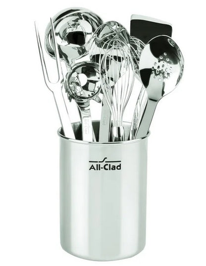 All-Clad Stainless Steel Kitchen Utensil Set, 8-piece - PuriLite