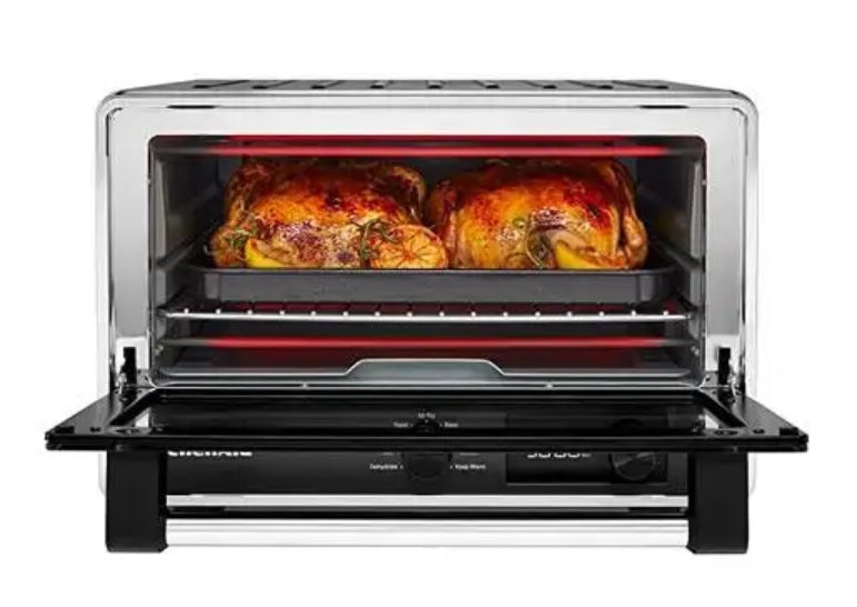 KitchenAid 0.74 cu.ft. Digital Countertop Oven with Air Fry - Matte Black (KCO124BM)