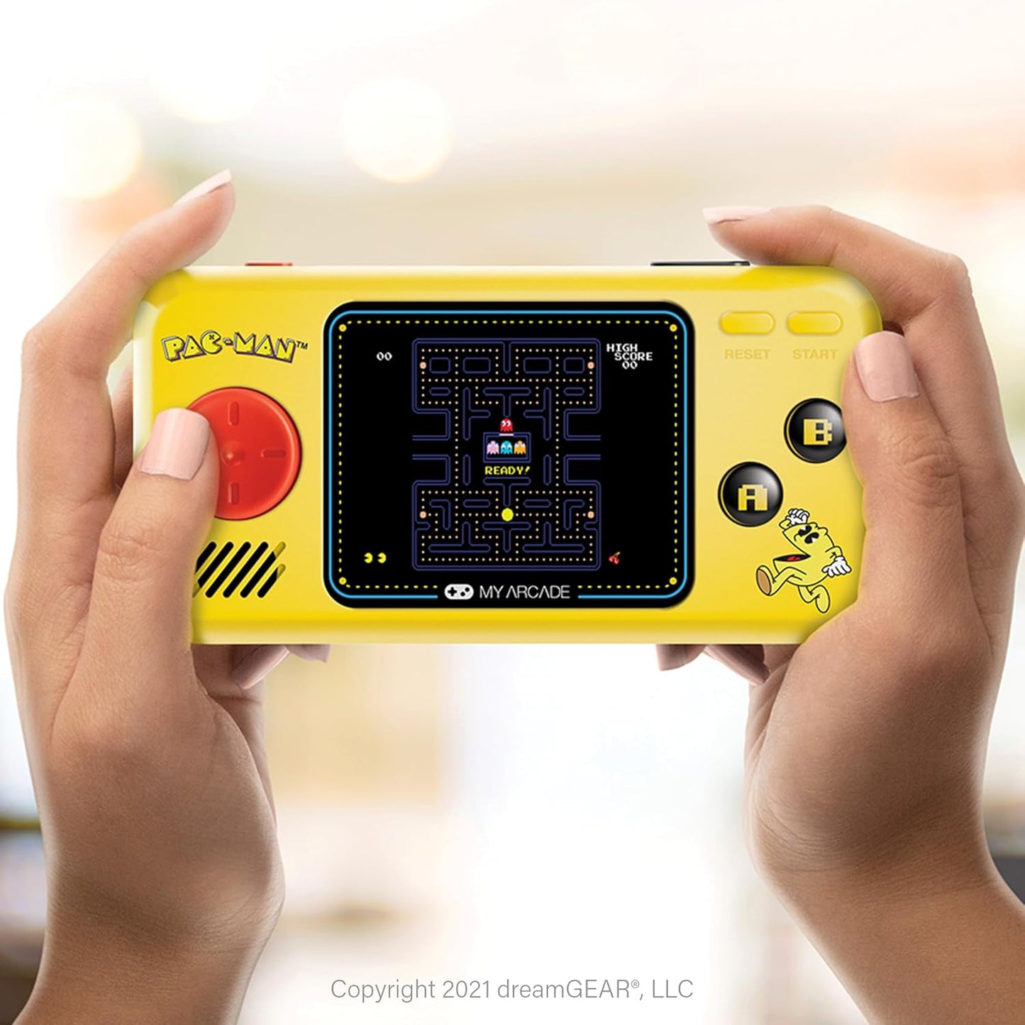 My Arcade Pac-Man Pocket Player Handheld Game Console – 3 Built-In Games (Pac-Man, PAC-Panic, PAC-Mania), 2.75” Full-Color Display, Retro Collectible with Speaker & Headphone Jack - PuriLite
