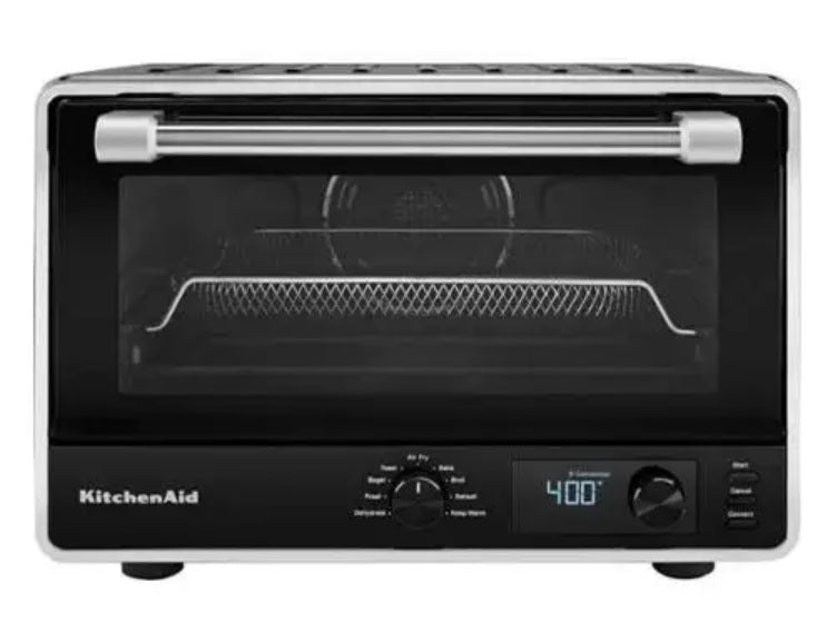 KitchenAid 0.74 cu.ft. Digital Countertop Oven with Air Fry - Matte Black (KCO124BM)