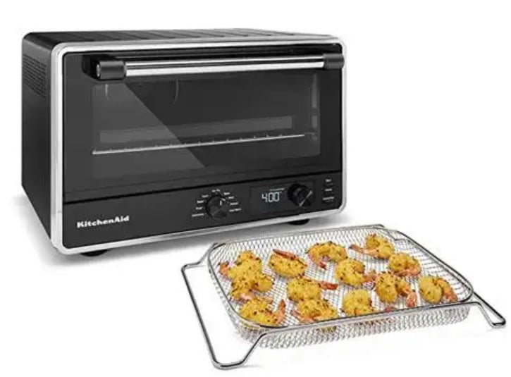 KitchenAid 0.74 cu.ft. Digital Countertop Oven with Air Fry - Matte Black (KCO124BM)