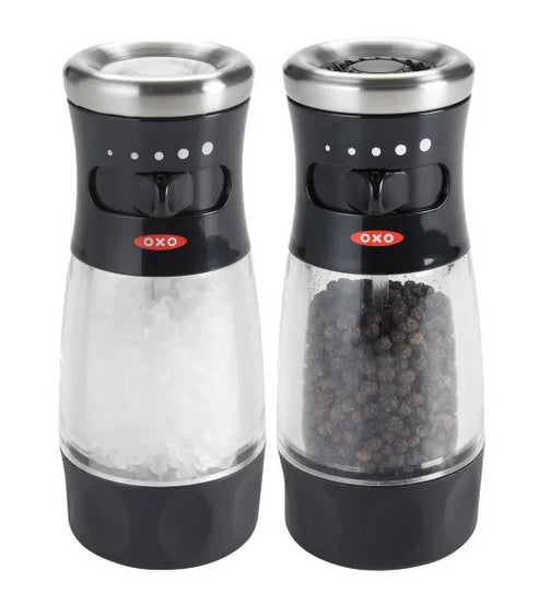 OXO SoftWorks Salt and Pepper Grinder Set - PuriLite