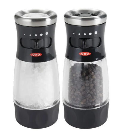 OXO SoftWorks Salt and Pepper Grinder Set - PuriLite