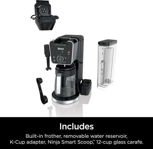 Ninja CFP301C DualBrew Pro Specialty Coffee System, Single-Serve, Pod, and 12-Cup Drip Coffee Maker (Canadian Version) , Black - PuriLite