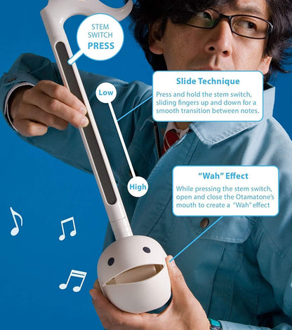 Otamatone Deluxe Electronic Musical Instrument – Portable Synthesizer Digital Electric Music Instrument from Japan by Maywa Denki, Fun & Easy to Play - PuriLite