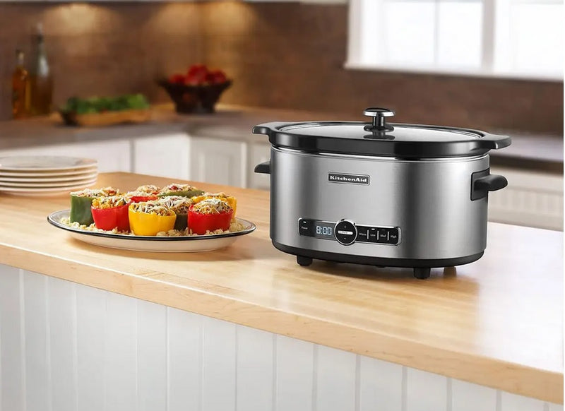 Kitchenaid® 6-Quart Slow Cooker with Solid Glass Lid (KSC6223SS)