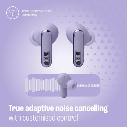 JBL Live Beam 3 True Wireless Noise-Cancelling Earbuds – Hi-Res Audio, Smart Touchscreen Charging Case, 48H Playback, Wireless Charging - PuriLite
