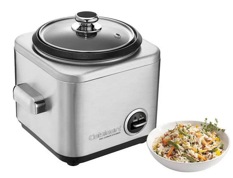 Cuisinart 4 Cup Rice Cooker Stainless Steel (CRC-400C)