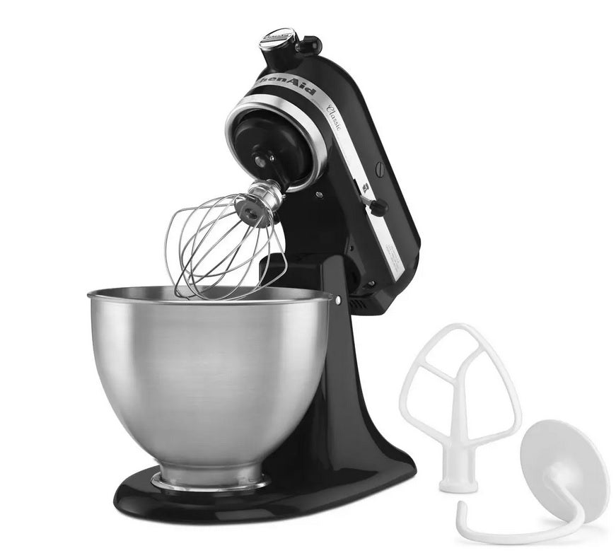 KitchenAid Classic Series 4.5-Quart Tilt-Head Stand Mixer, Onyx Black, K45SSOB