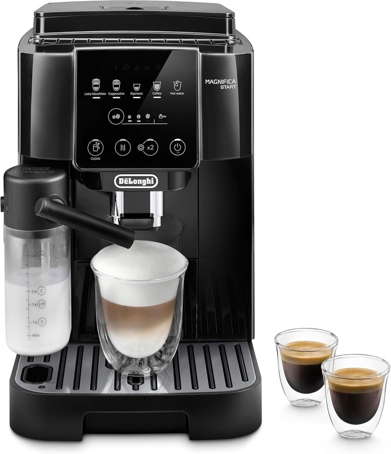 De'Longhi Magnifica Start Fully Automatic Espresso Machine with Automatic Milk Frother - Black